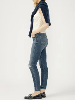 Avery High Rise Skinny Luxe Stretch Jeans