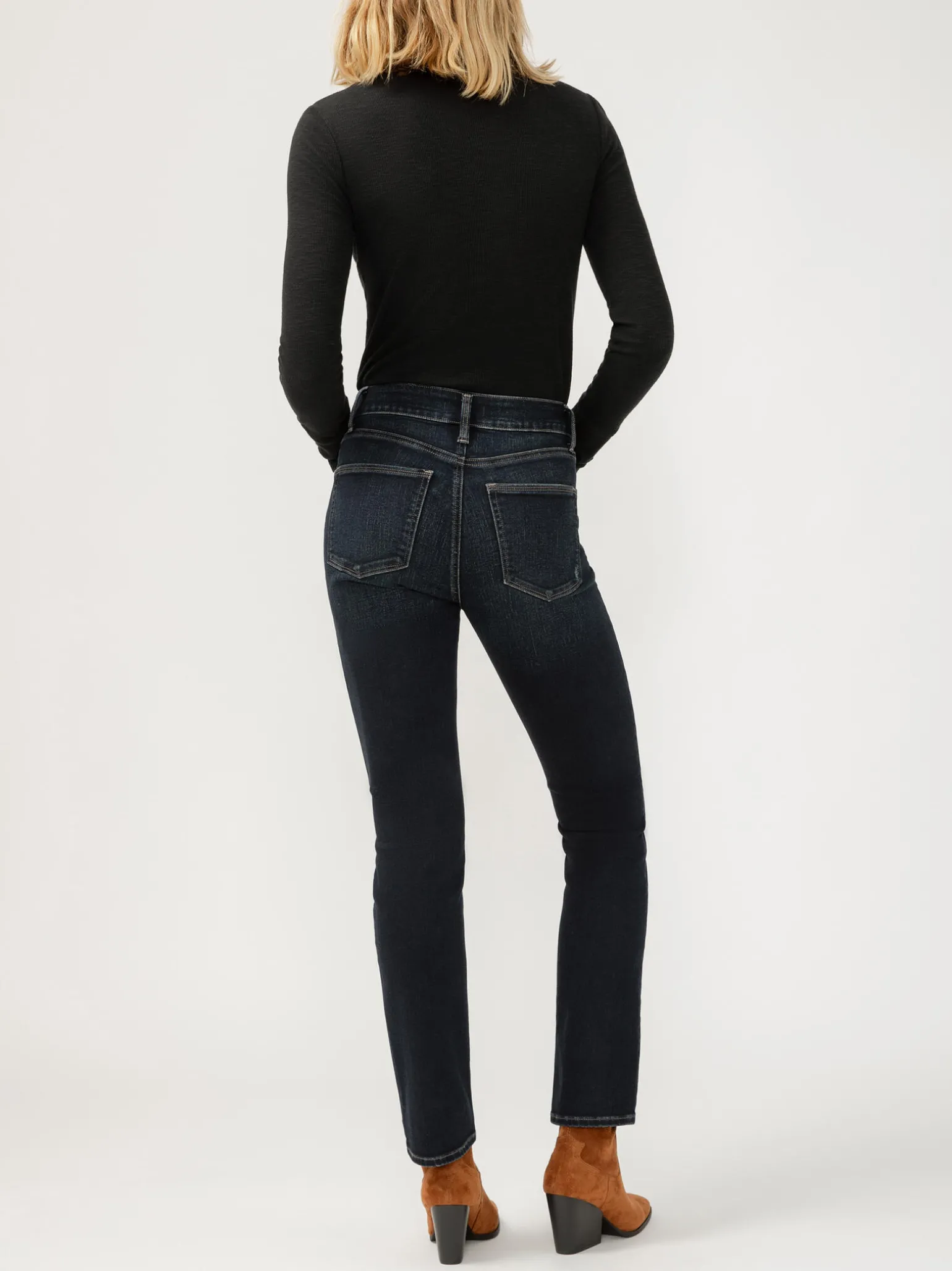 Avery High Rise Straight Leg Jeans