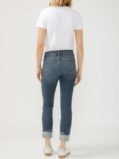 Beau High Rise Slim Leg Luxe Stretch Ankle Jeans