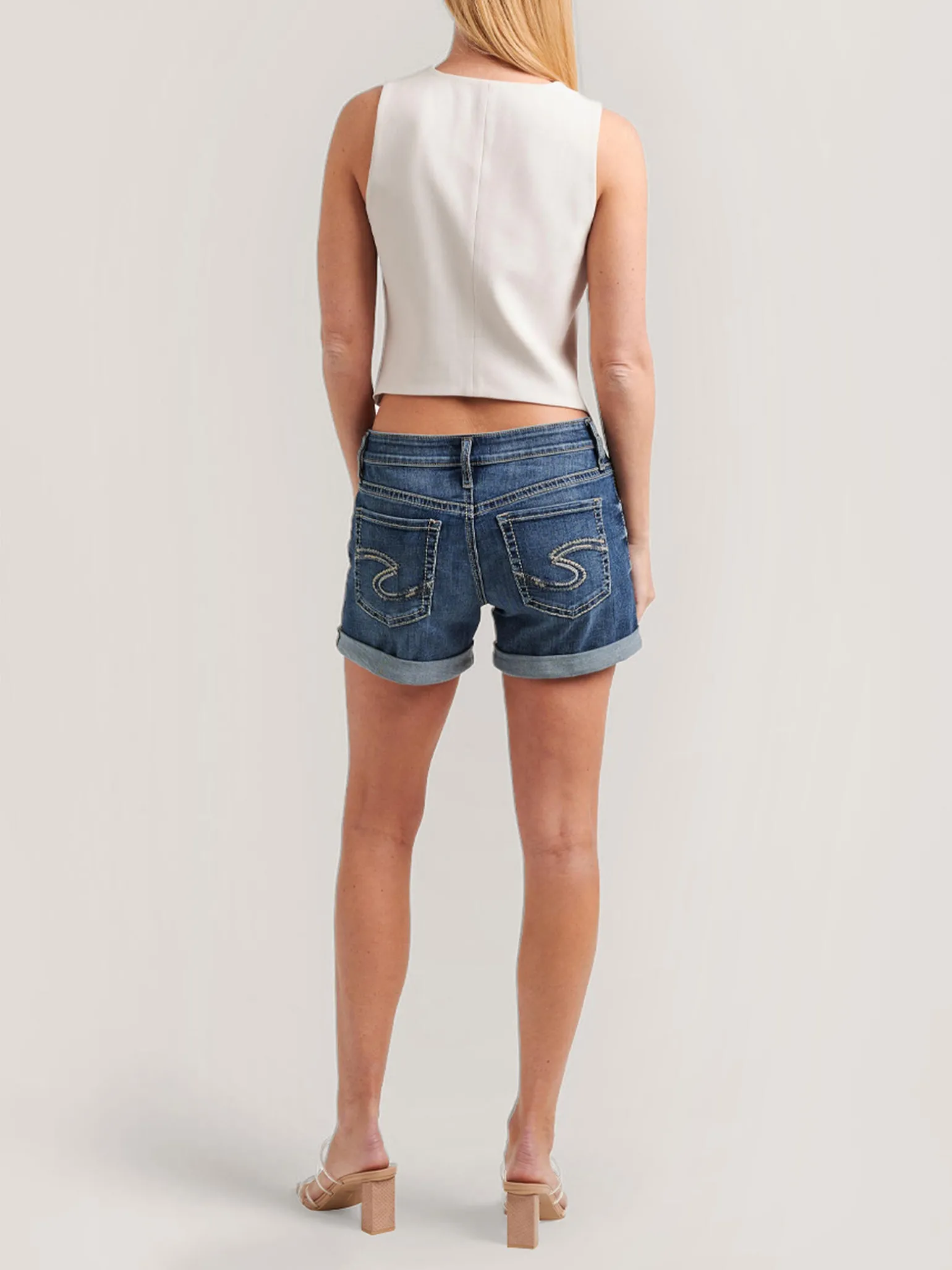 Boyfriend Mid Rise Shorts