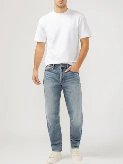 Eddie Relaxed Fit Slim Straight Leg Luxe Heritage Jeans