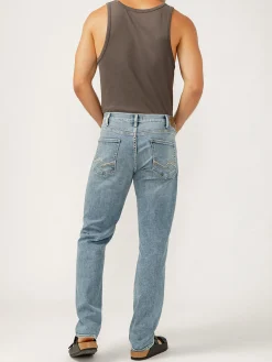 Eddie Relaxed Fit Slim Straight Leg Luxe Heritage Jeans