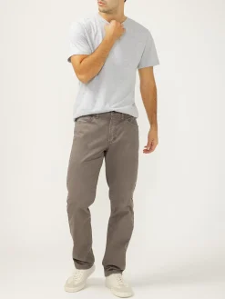 Eddie Relaxed Fit Slim Straight Leg Essential Twill Pants