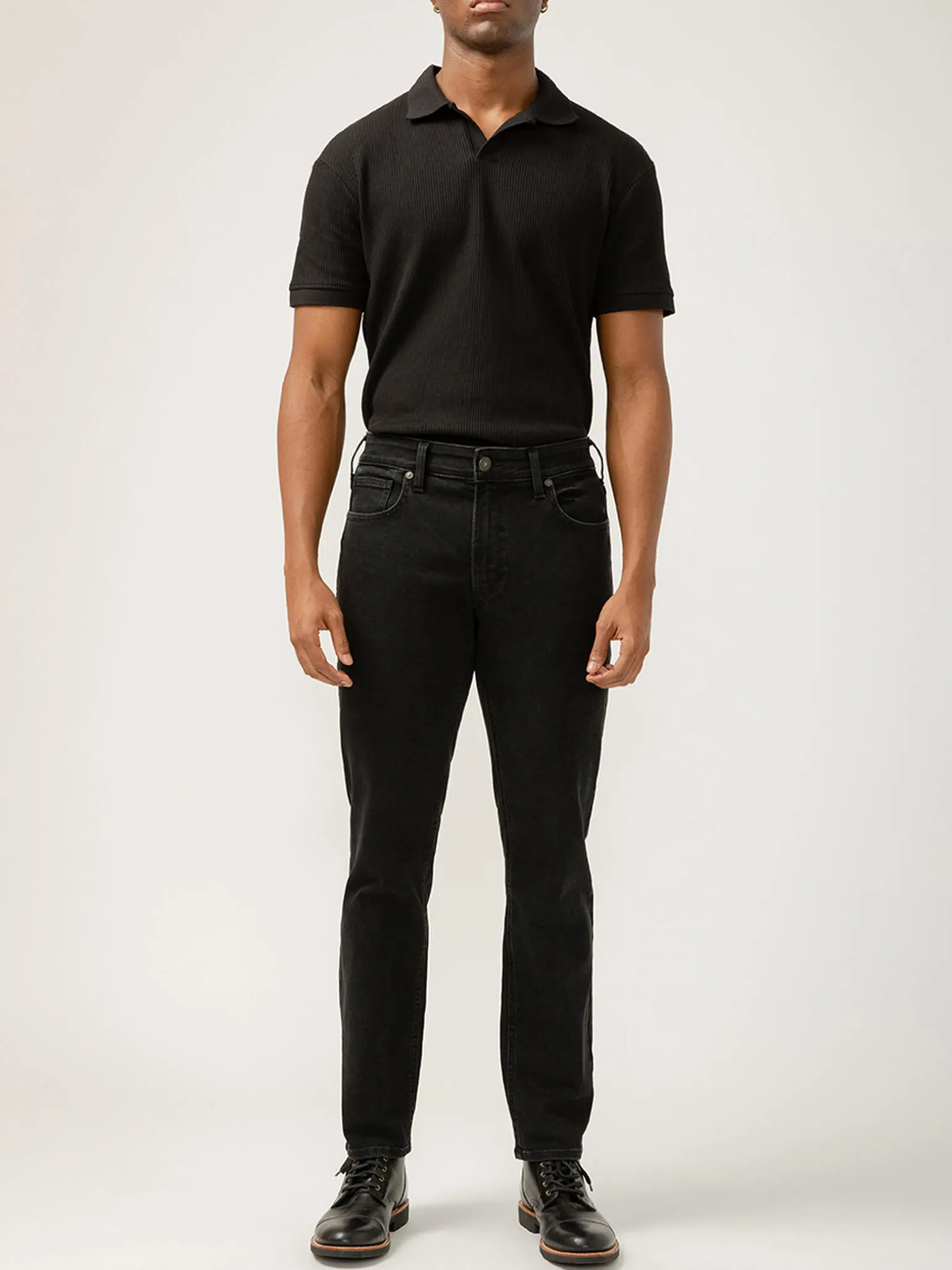 Eddie Relaxed Fit Slim Straight Leg Jeans