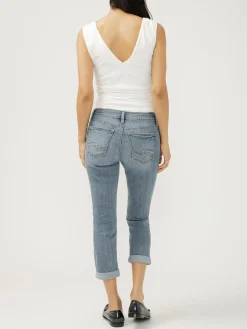 Elyse Mid Rise Luxe Stretch Capri