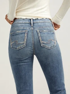 Elyse Mid Rise Slim Bootcut Jeans