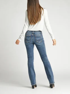 Elyse Mid Rise Slim Bootcut Jeans