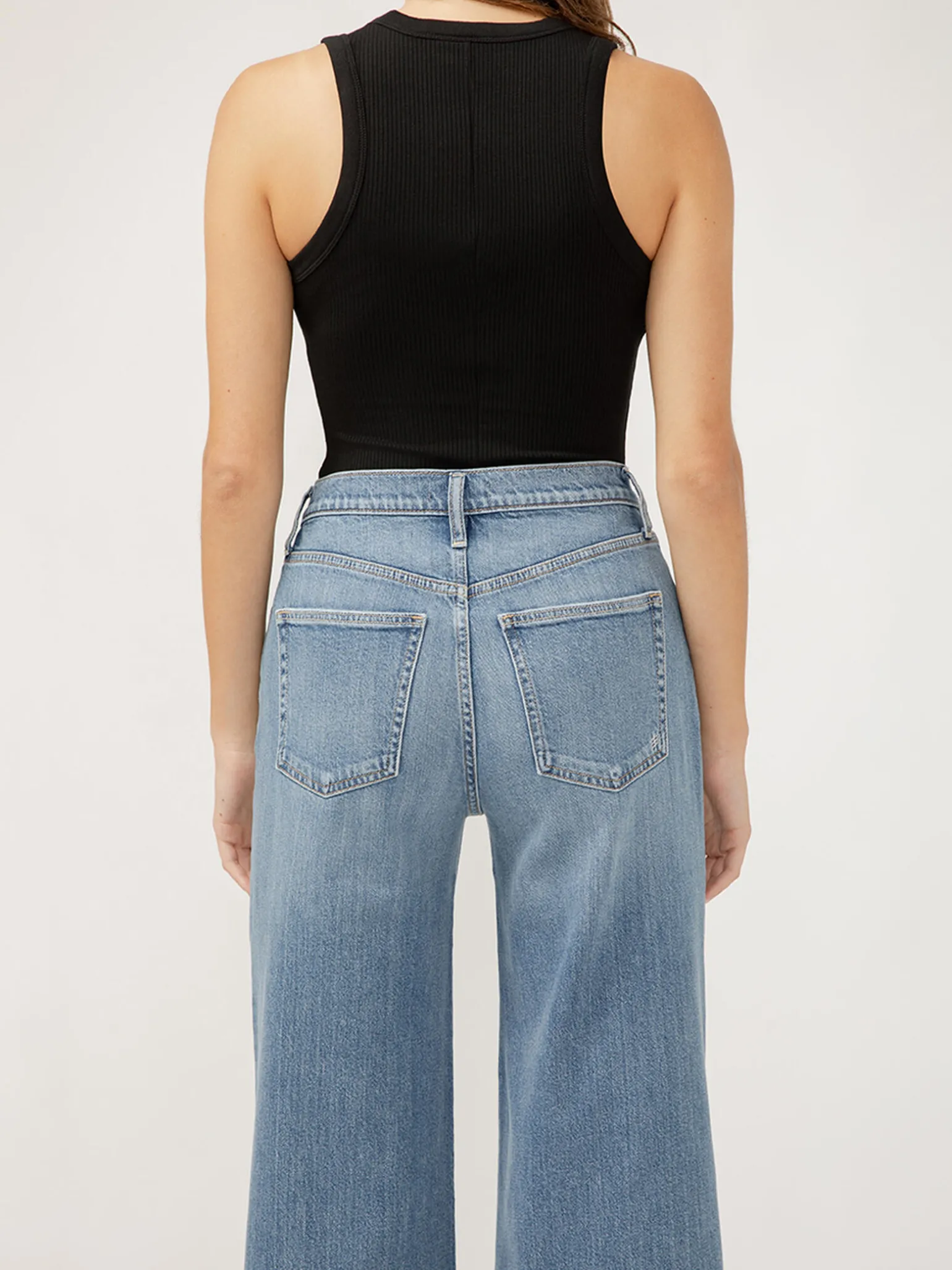 Highly Desirable High Rise Ultra Wide Leg Jeans