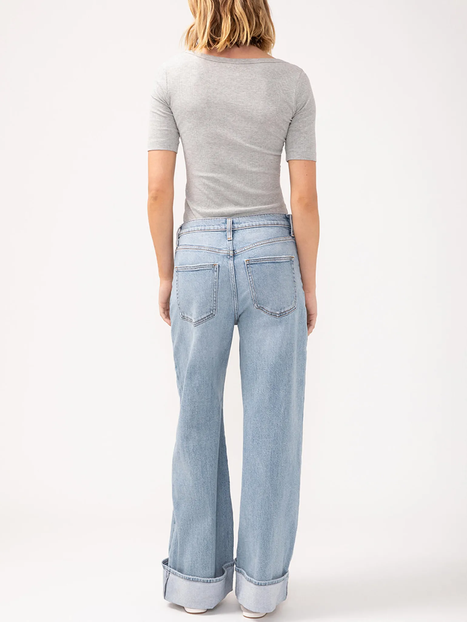 Highly Desirable High Rise Wide Leg Jeans