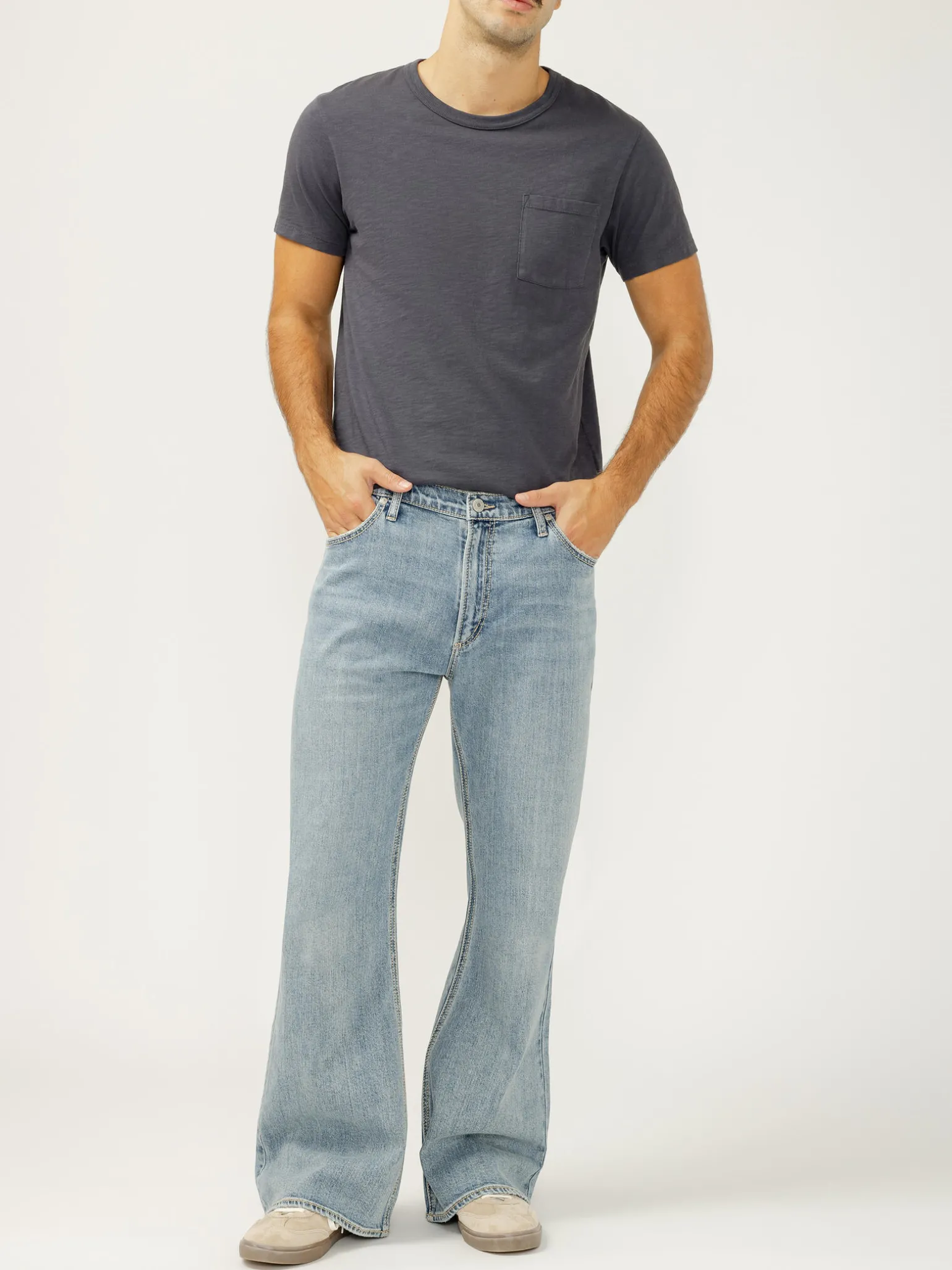 Jack Relaxed Fit Wide Bootcut Jeans