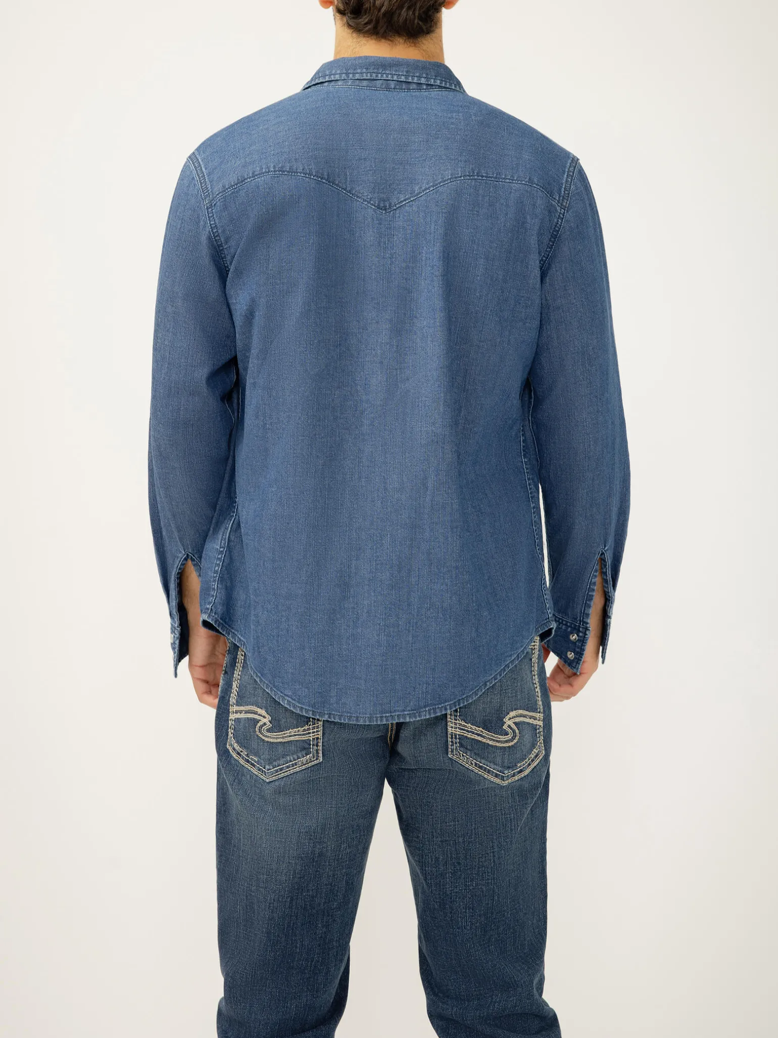 Men's Denim Western Shirt