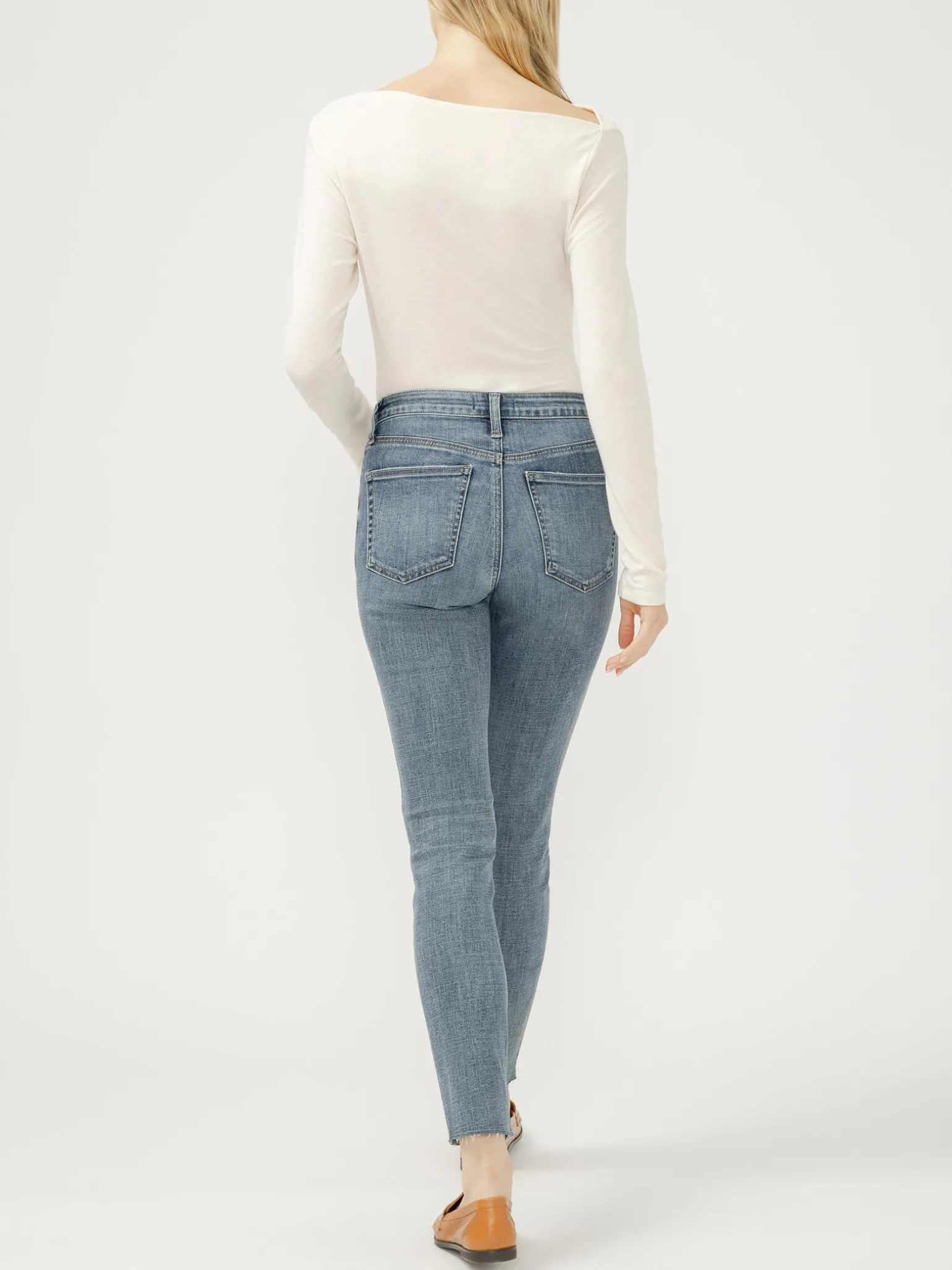 Most Wanted Mid Rise Skinny Luxe Stretch Jeans