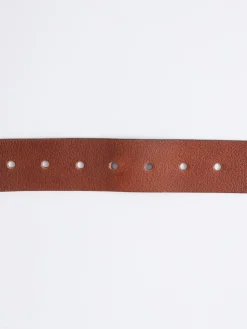 Pebbled Leather Men's Belt