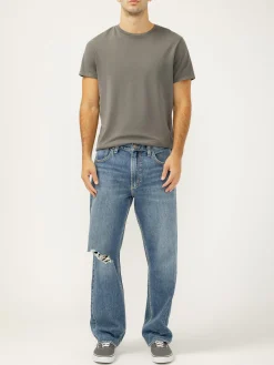 Relaxed Fit Straight Leg Jeans