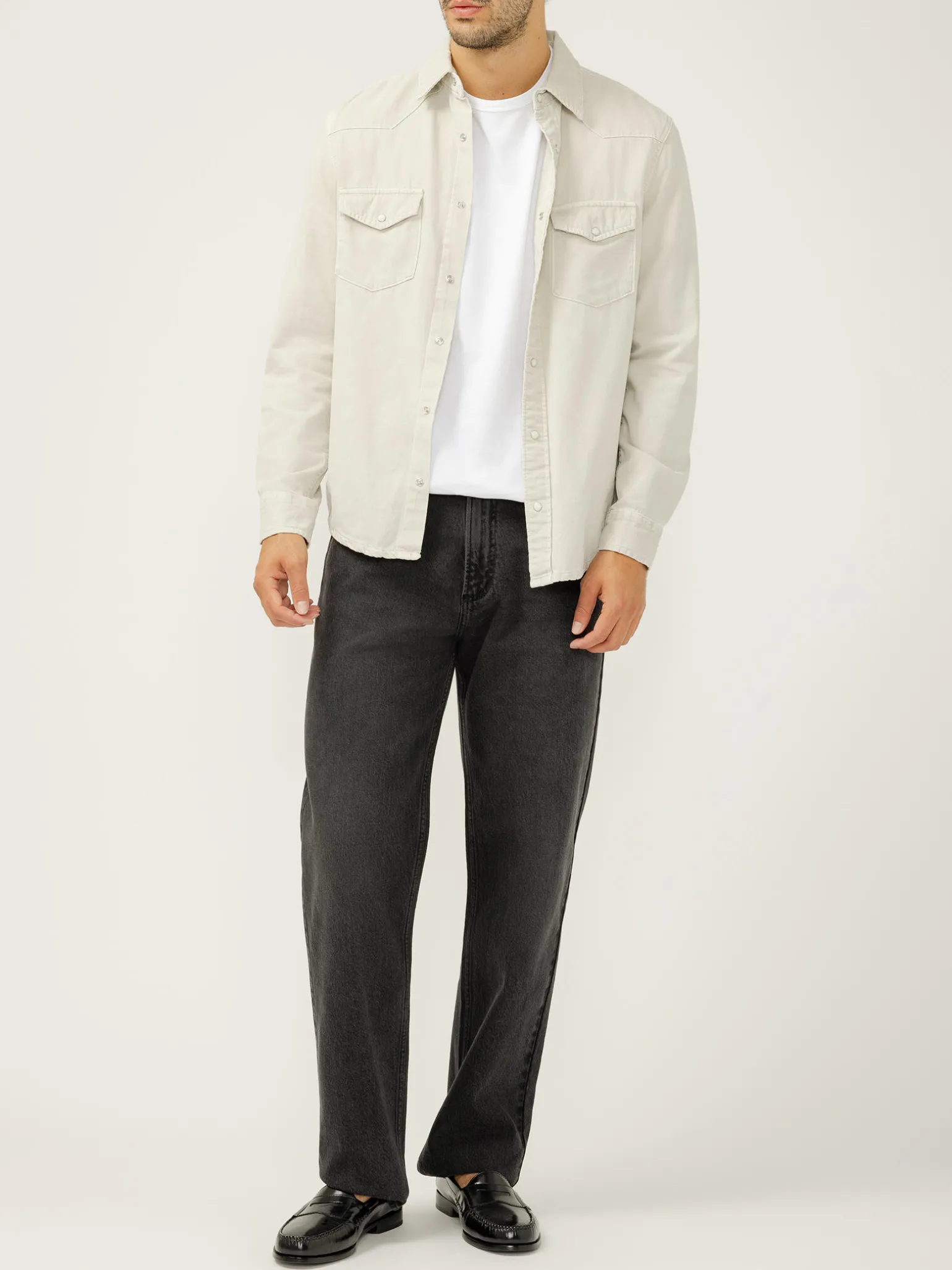 Relaxed Fit Straight Leg Jeans