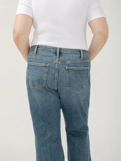 90s Baggy Mid Rise Bootcut Jeans Plus Size