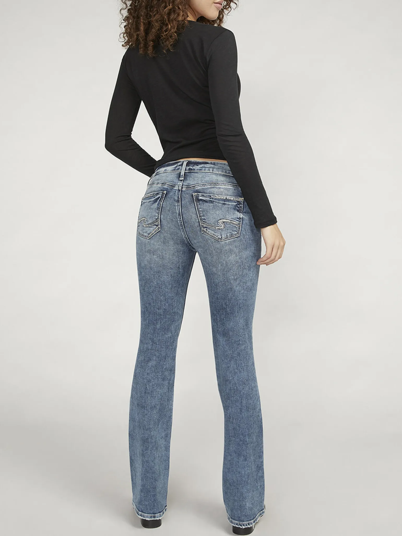 Suki Mid Rise Bootcut Jeans