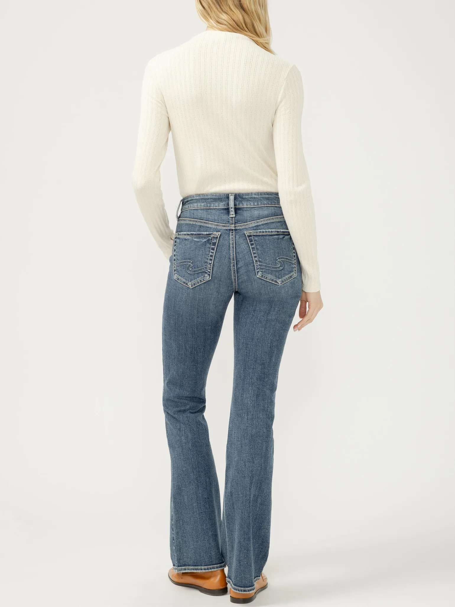 Suki Mid Rise Bootcut Jeans