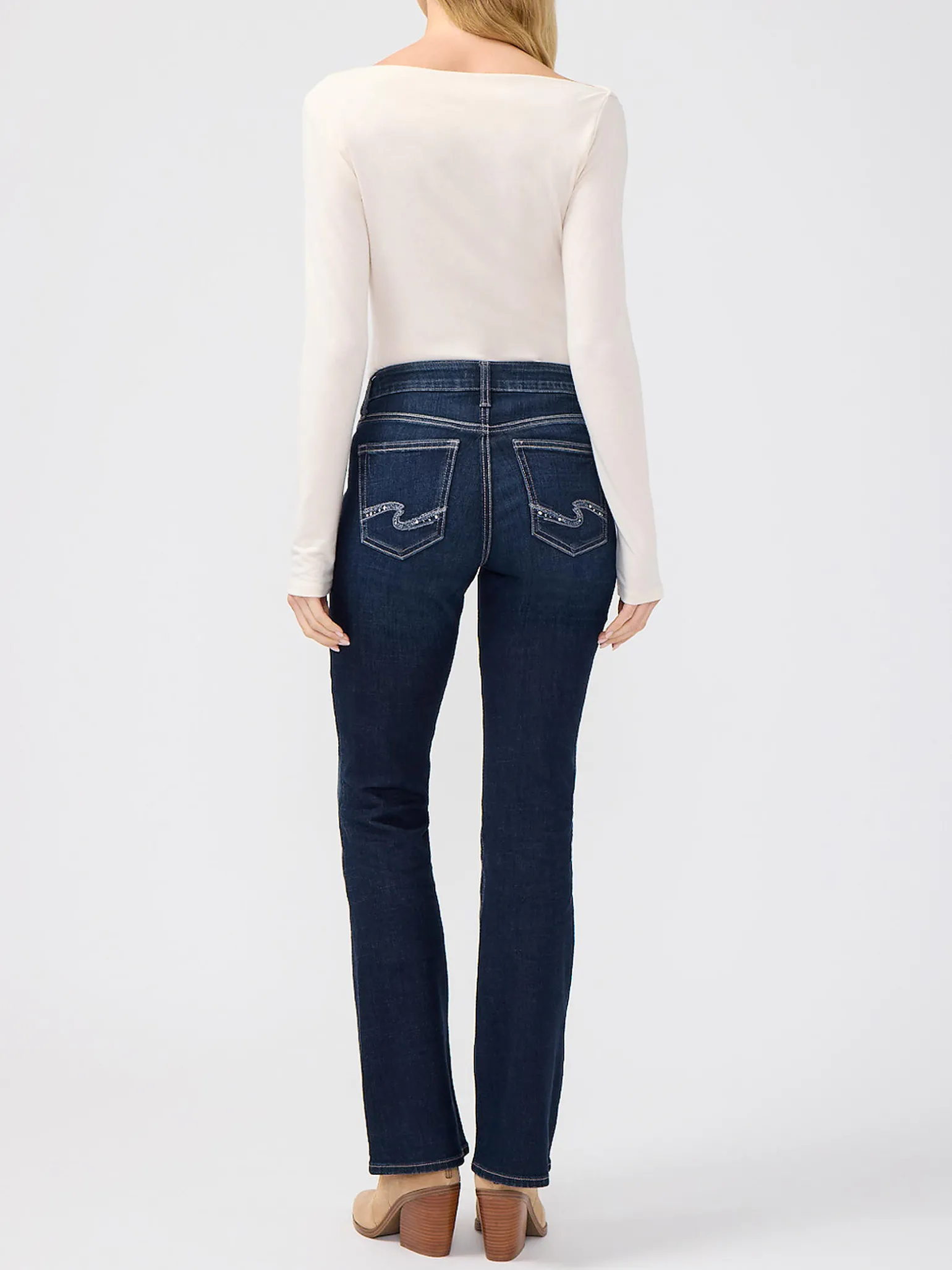 Suki Mid Rise Bootcut Luxe Stretch Jeans