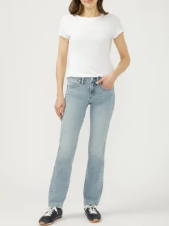 Suki Mid Rise Classic Straight Luxe Stretch Jeans