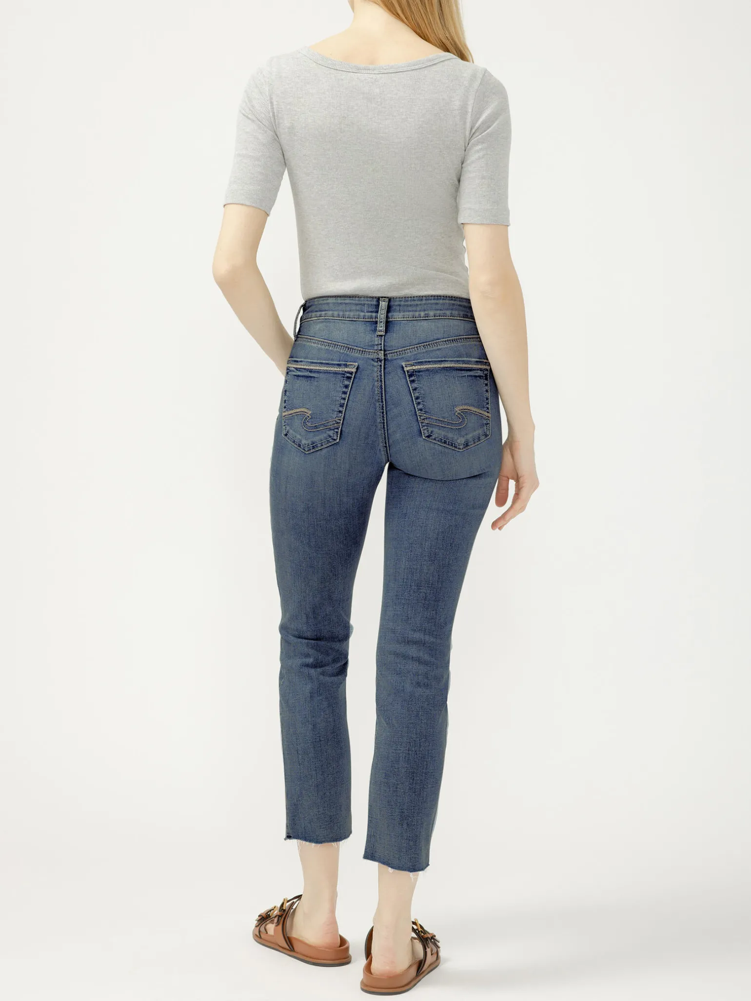 Suki Mid Rise Cropped Skinny Jeans