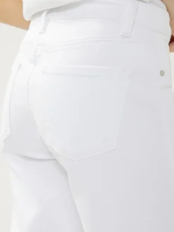 Suki Mid Rise Cropped Wide Leg Luxe Stretch Jeans