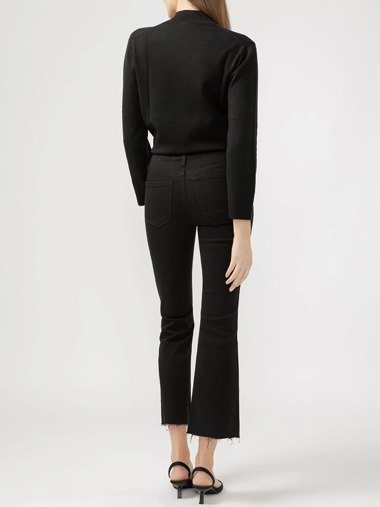 Suki Mid Rise Kick Flare Luxe Stretch Jeans