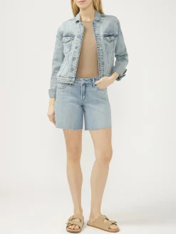 Suki Mid Rise Long Shorts