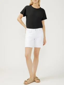 Suki Mid Rise Long Shorts