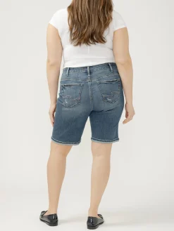 Suki Mid Rise Luxe Stretch Bermuda Shorts