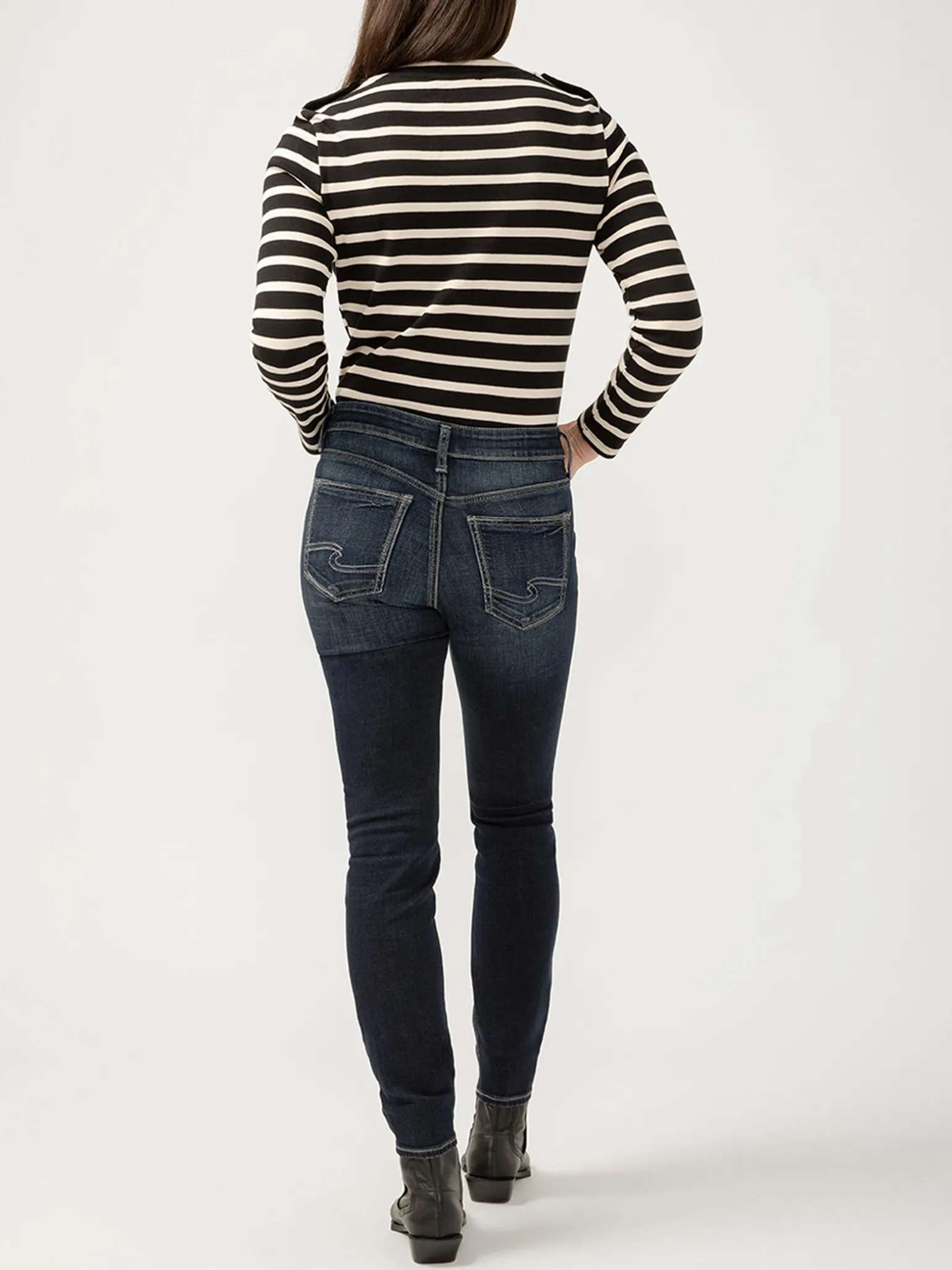 Suki Mid Rise Skinny Luxe Stretch Jeans