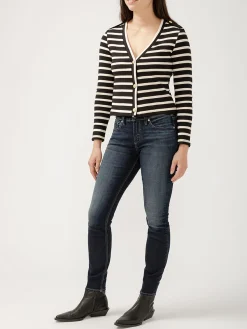 Suki Mid Rise Skinny Luxe Stretch Jeans