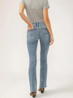 Suki Mid Rise Slim Bootcut Jeans
