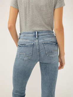 Suki Mid Rise Slim Bootcut Jeans