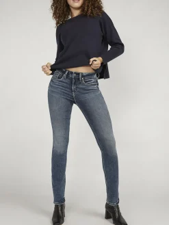 Suki Mid Rise Straight Leg Jeans