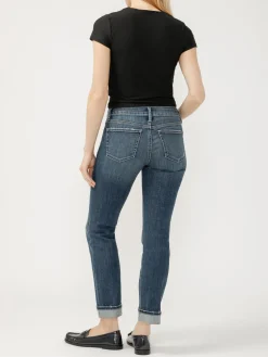 Suki Mid Rise Straight Leg Luxe Stretch Jeans