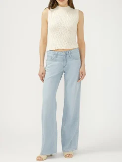 Suki Mid Rise Wide Leg Jeans