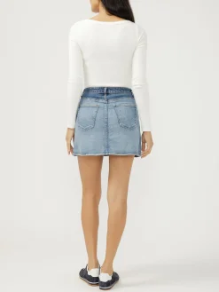 Western Two-Tone Skirt