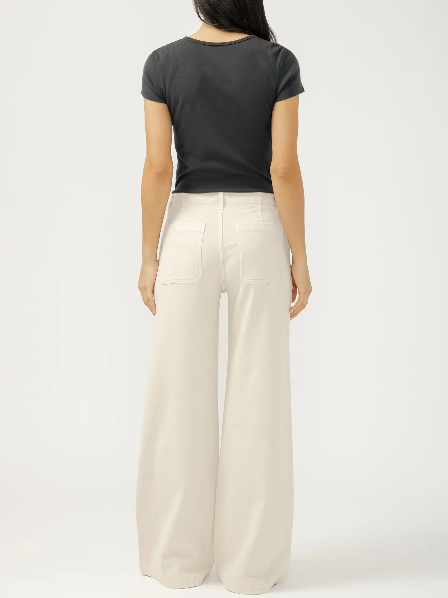 Wide Leg Knit Flex Pants