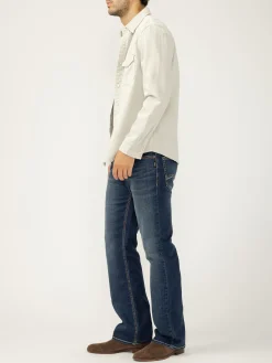 Zac Relaxed Fit Straight Leg Knit Flex Jeans